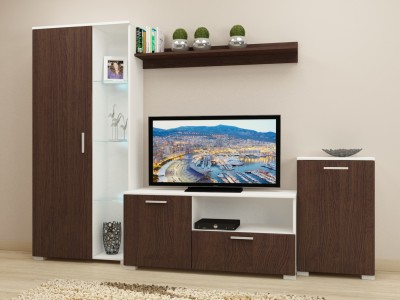 Секция Мечта (бяло/венге)